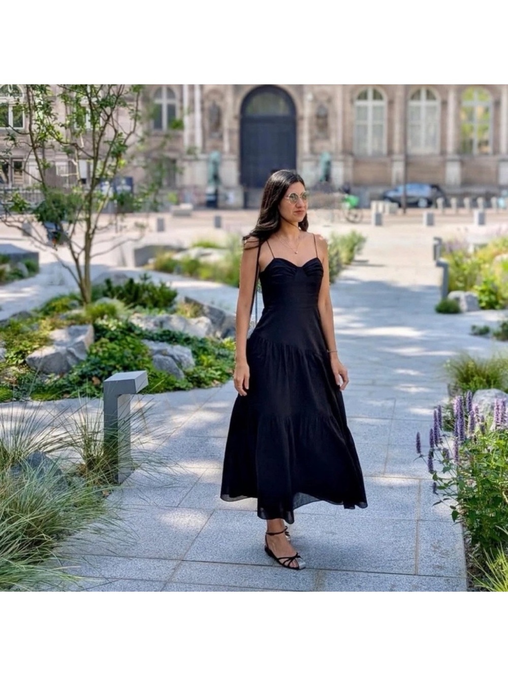 ZARA BLACK BUSTIER DRESS